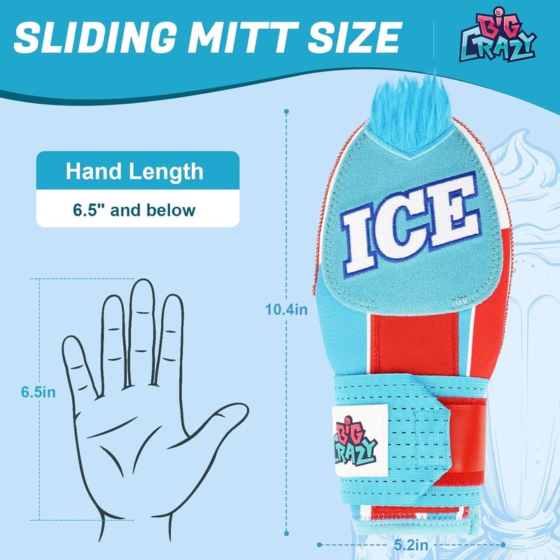 Big Crazy Baseball Sliding Mitt Youth and Adult, Drippy Drip Accessory, Flexible Breathable Durable, Funny Design - Image 2